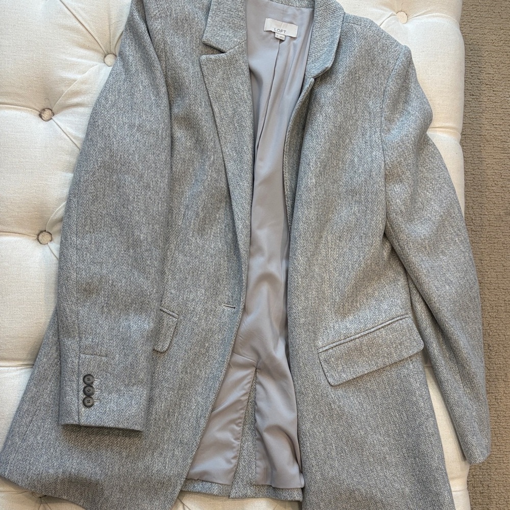 LOFT Classic Gray Blazer